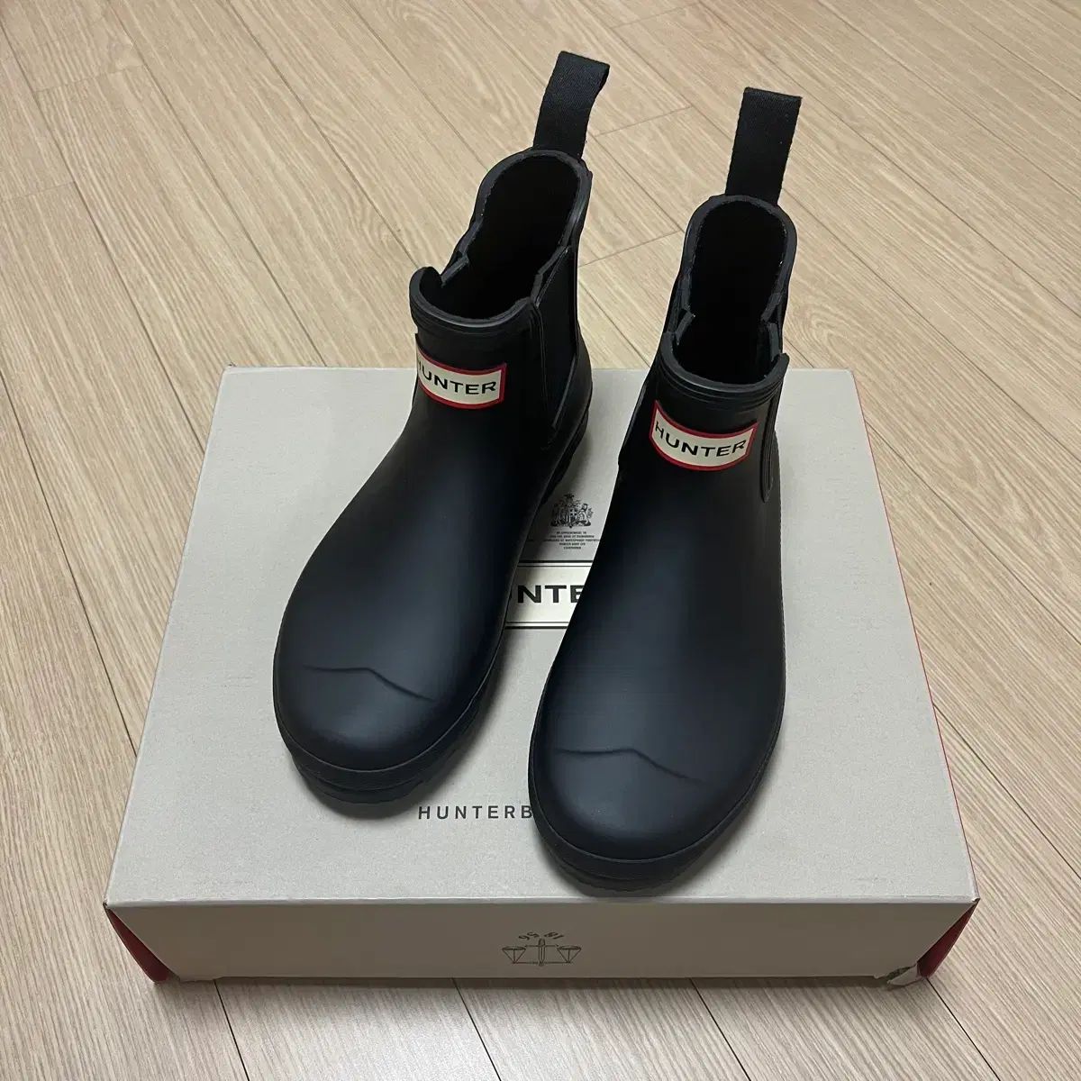 ハンター オリジナル チェルシー レインブーツ ブラック UK3 - メルカリ