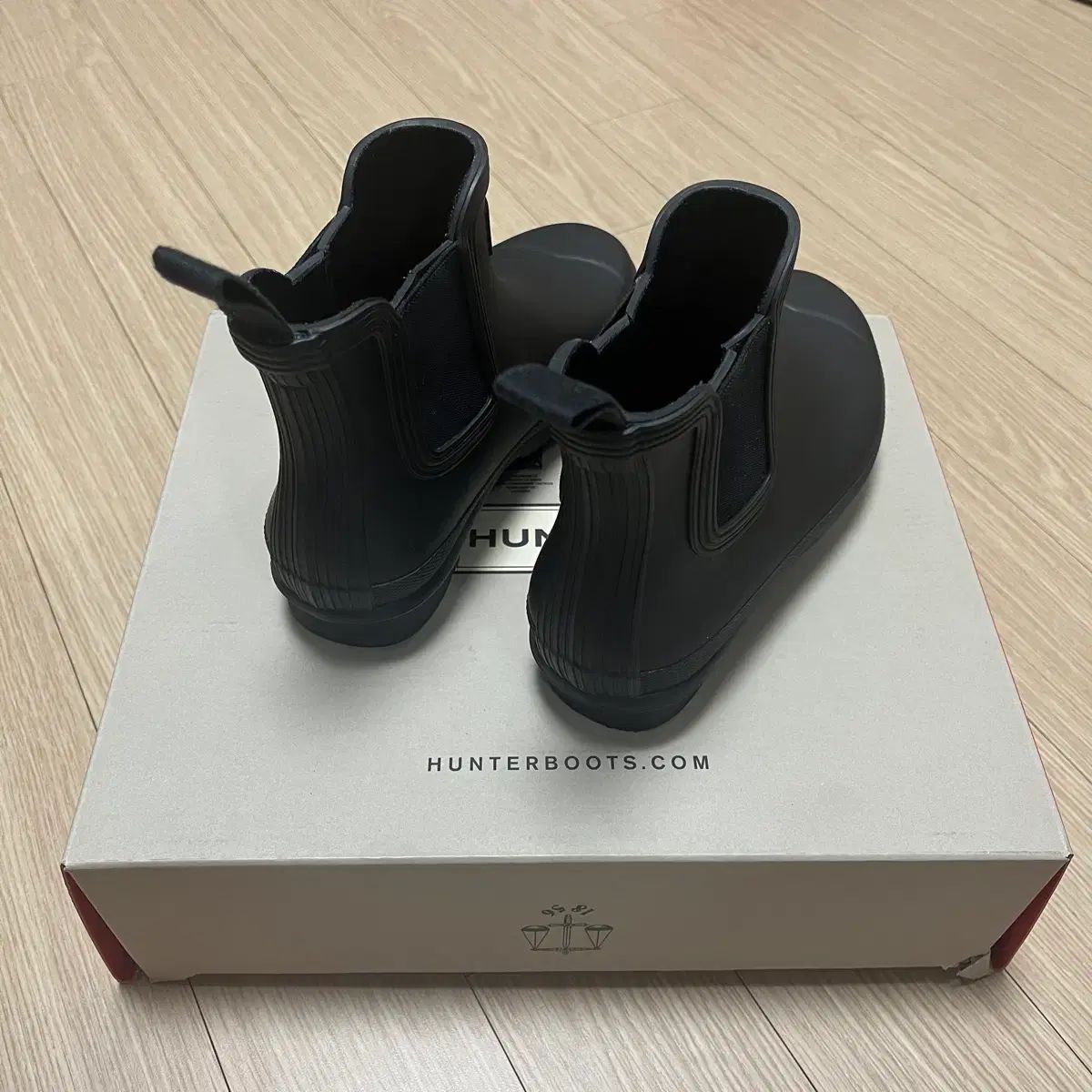 ハンター オリジナル チェルシー レインブーツ ブラック UK3 - メルカリ