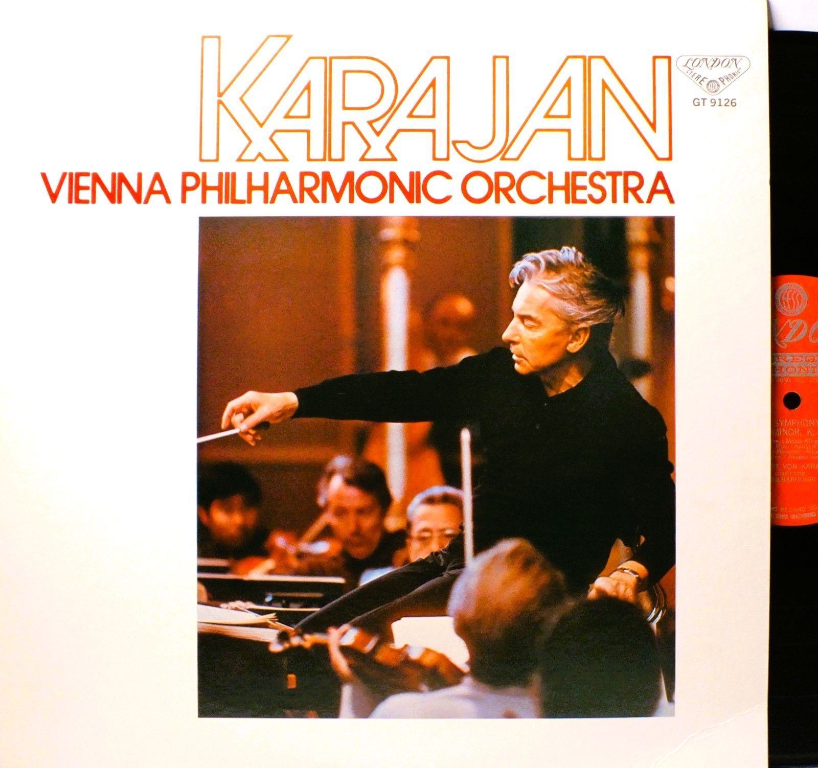 LP GT-9126 カラヤン KARAJAN モーツァルト 交響曲 第40番 第41番