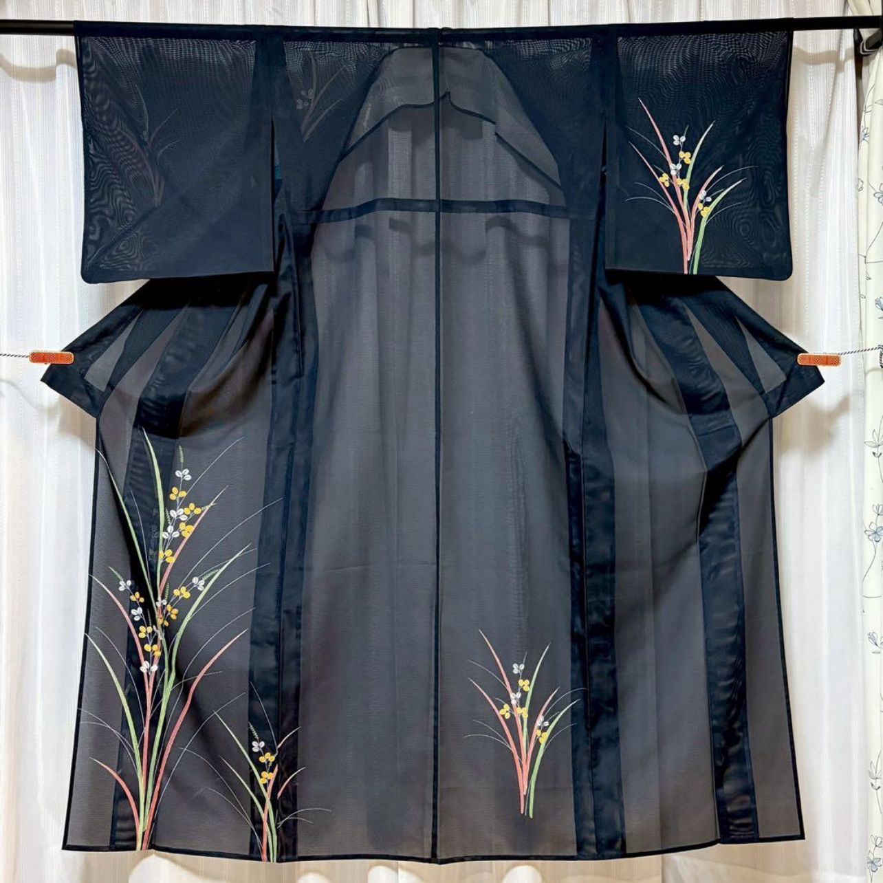 薄物 絽 化繊 訪問着 夏着物 フルセット オ1 - メルカリ
