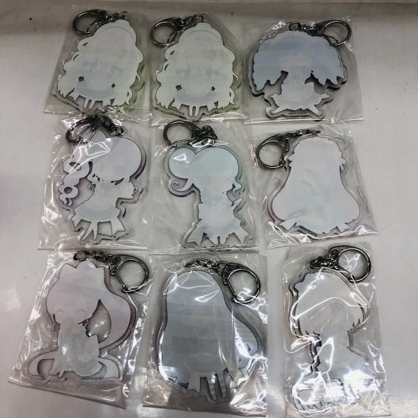 中古】9点セット)プリパラ アニメイトカフェ アクリルキーホルダー