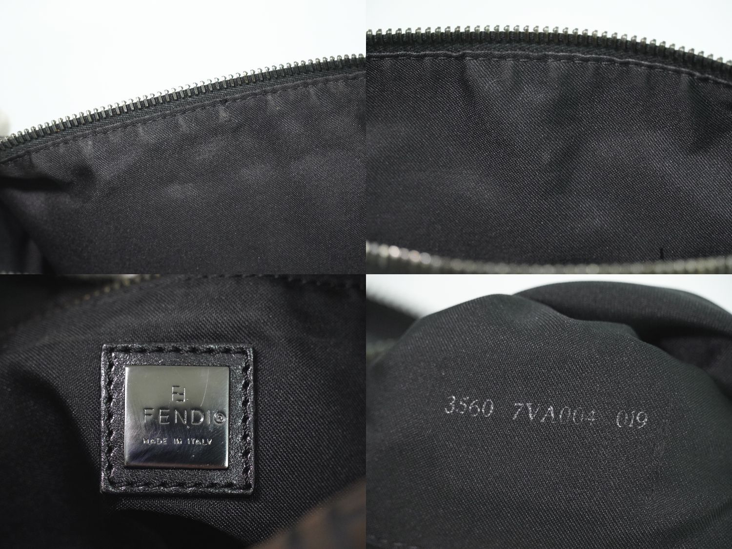 本物 フェンディ FENDI ズッキーノ ショルダーバッグ キャンバス