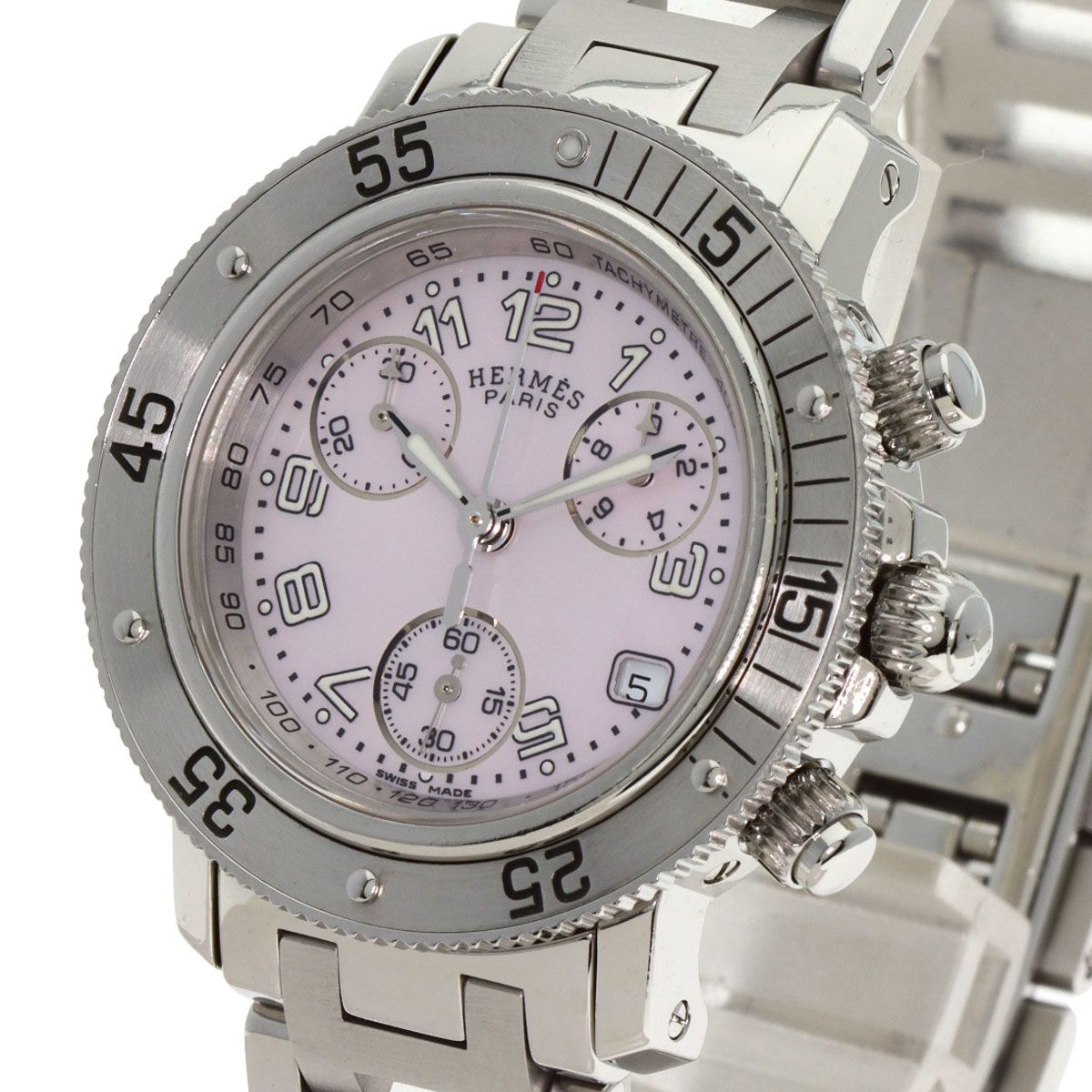 HERMES エルメス CL2.310 クリッパー ダイバー クロノグラフ 新