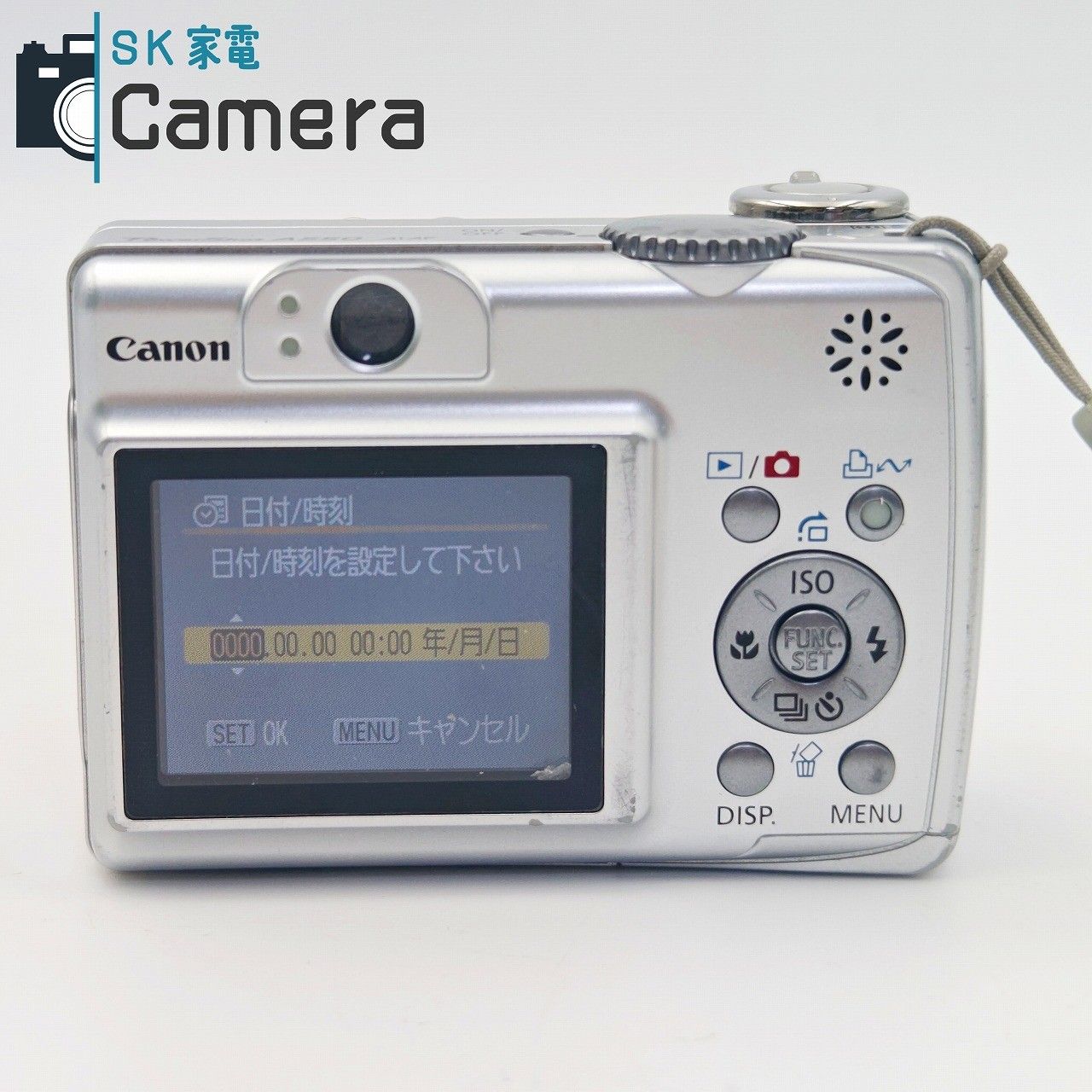 中古】 Canon PowerShot A550 キャノン パワーショット 単三電池で動き