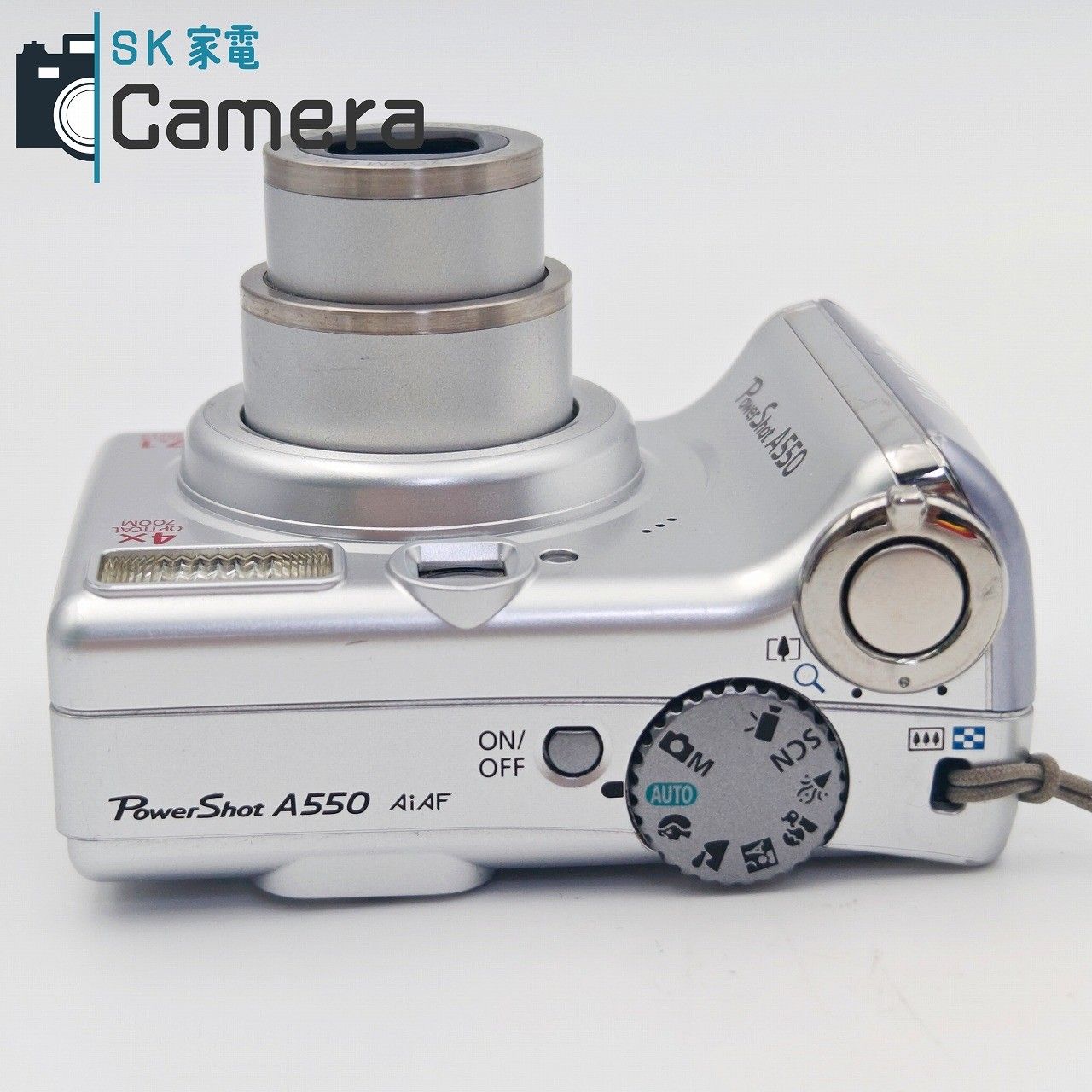 中古】 Canon PowerShot A550 キャノン パワーショット 単三電池で動き