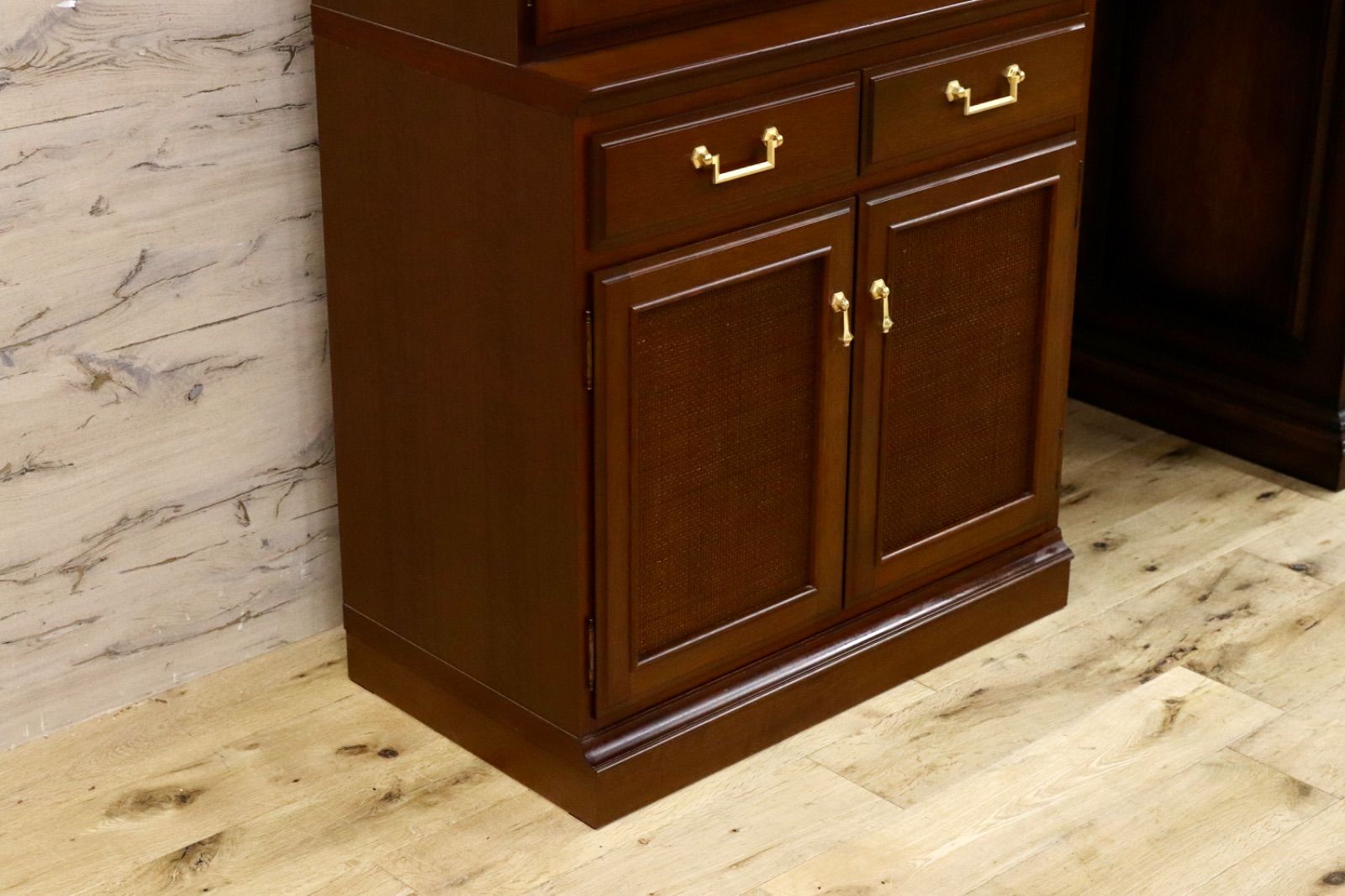 GMIS486○maruni / マルニ 地中海 食器棚 キャビネット 飾り棚