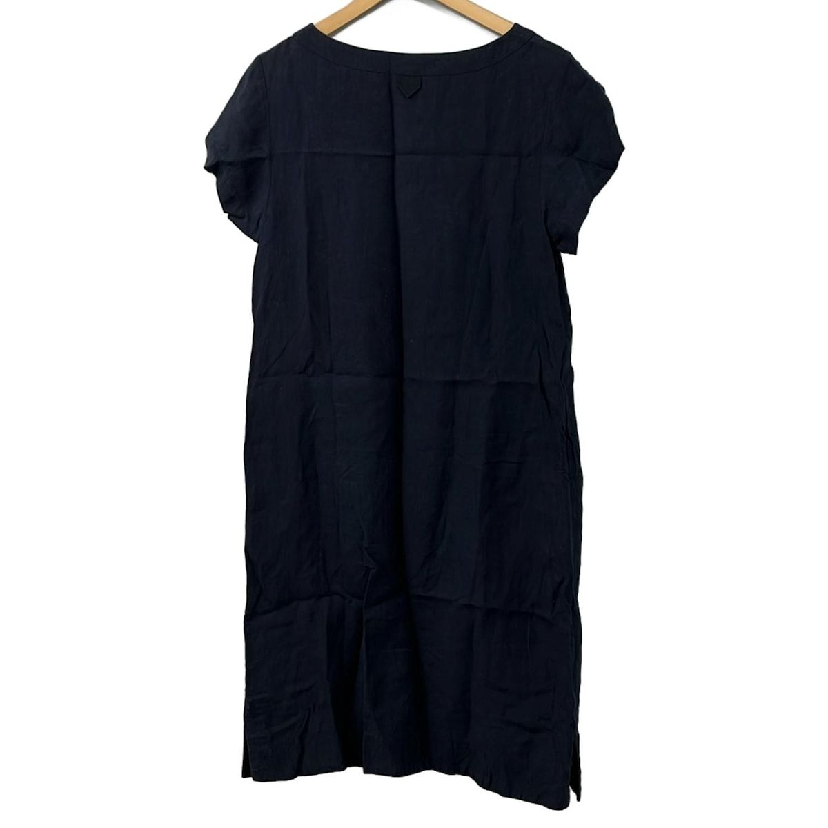 MARGARET HOWELL 半袖ひざ丈ワンピース MargaretHowell(マーガレットハウエル) ワンピース サイズF レディース