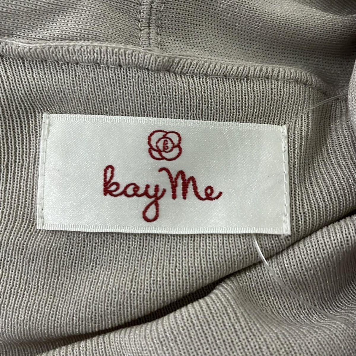 kayme(ケイミー) カーディガン サイズF レディース美品 - ベージュ