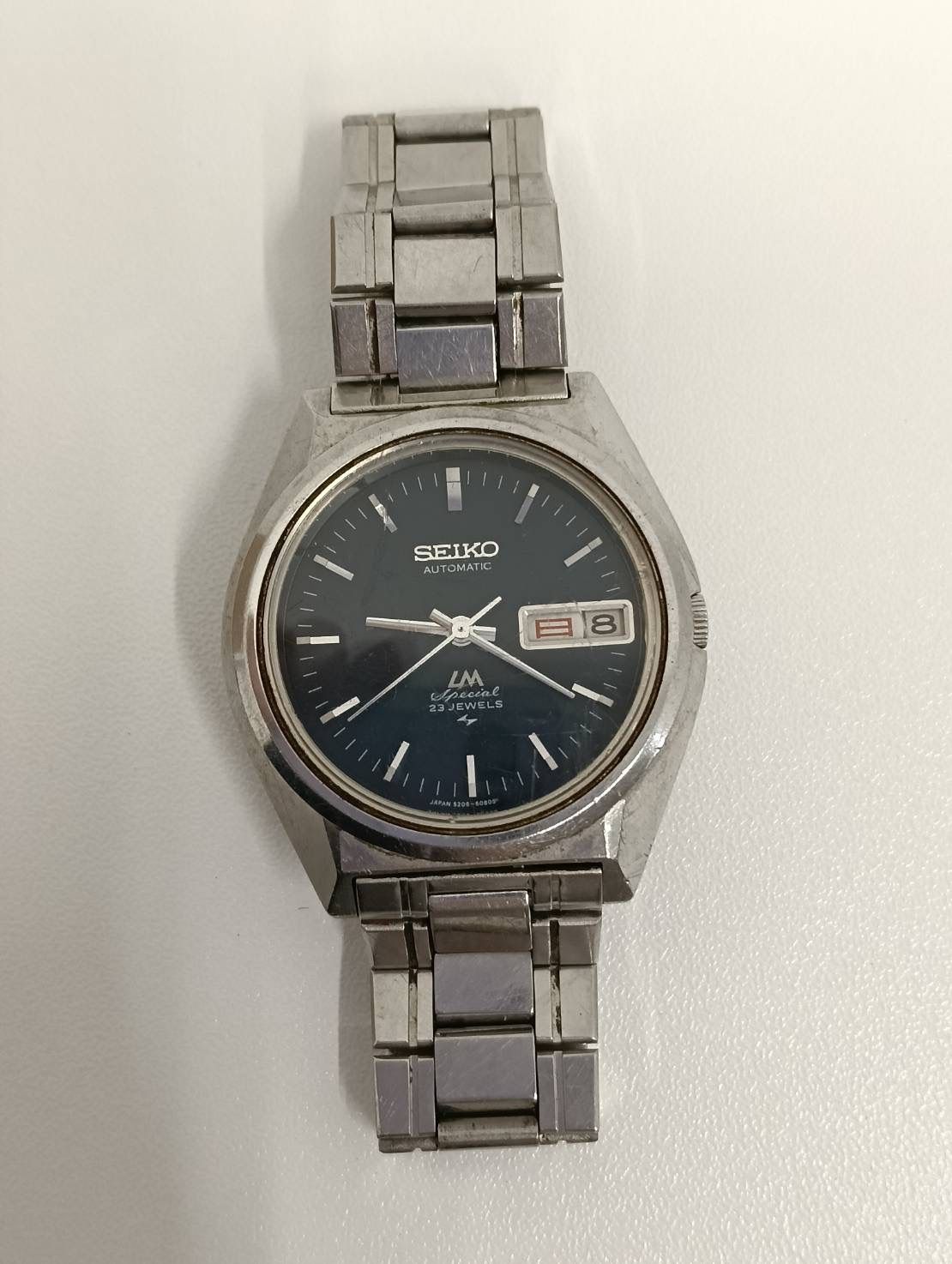 セイコー　52ロードマチック スペシャル　ネイビー　5206-6080 中古品】SEIKO セイコー 52ロードマチック スペシャル ネイビー 5206