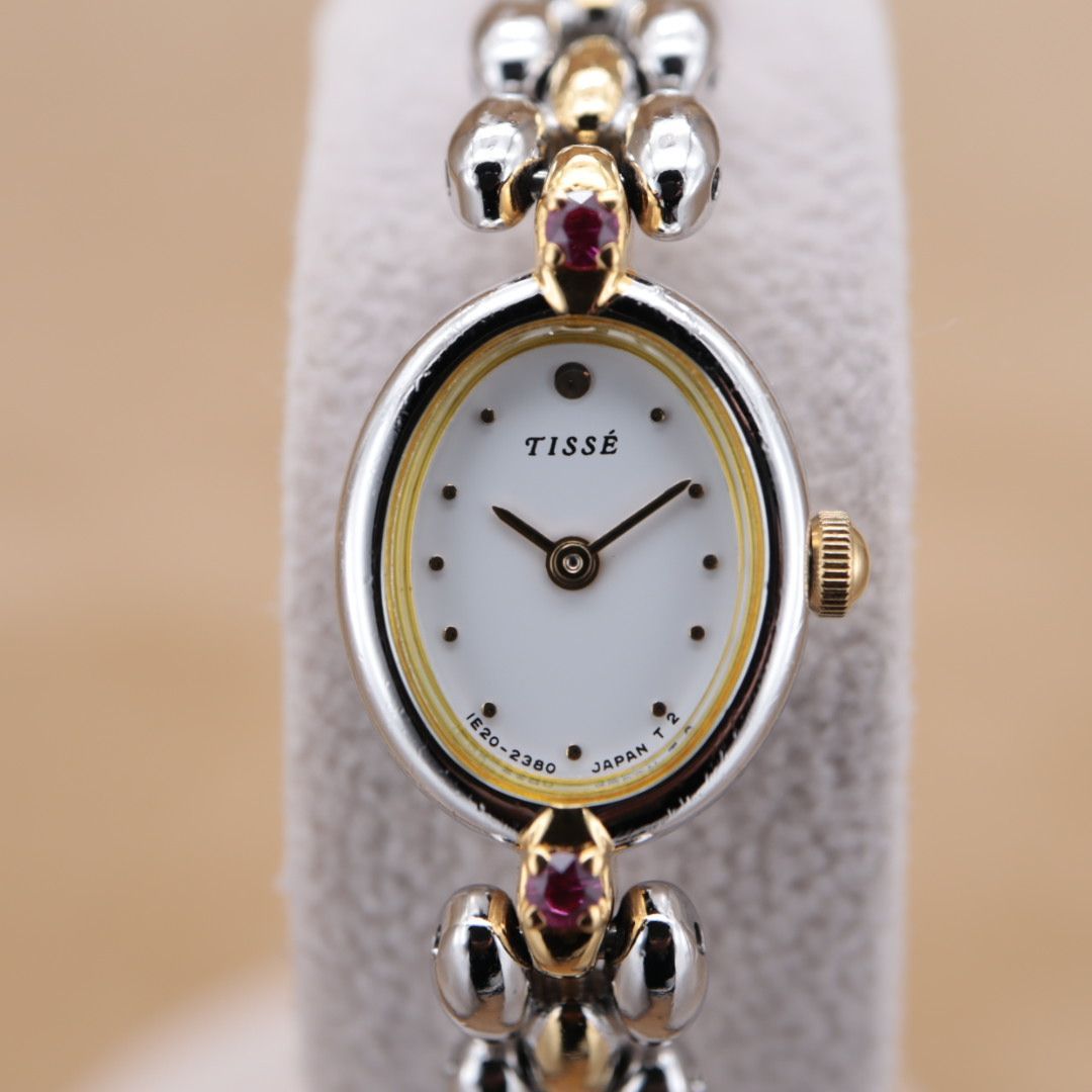 CH71 【電池交換/洗浄済】SEIKO TISSE 1E20-6140 セイコー ティセ 白