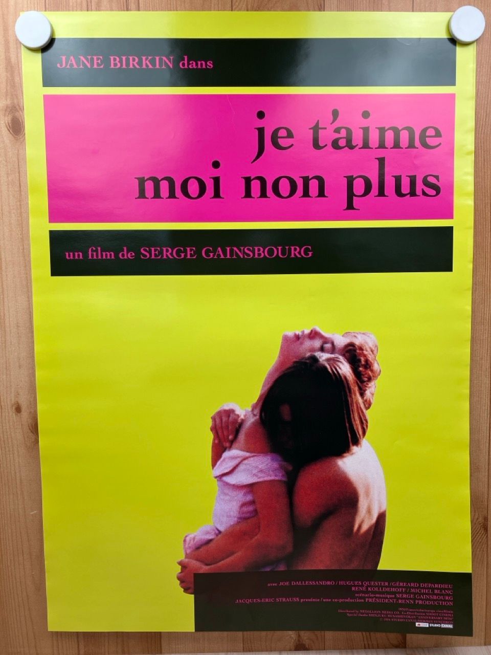 ポスター JE T'AIME MOI NON PLUS ジュ・テーム・モワ・ノン・プリュ