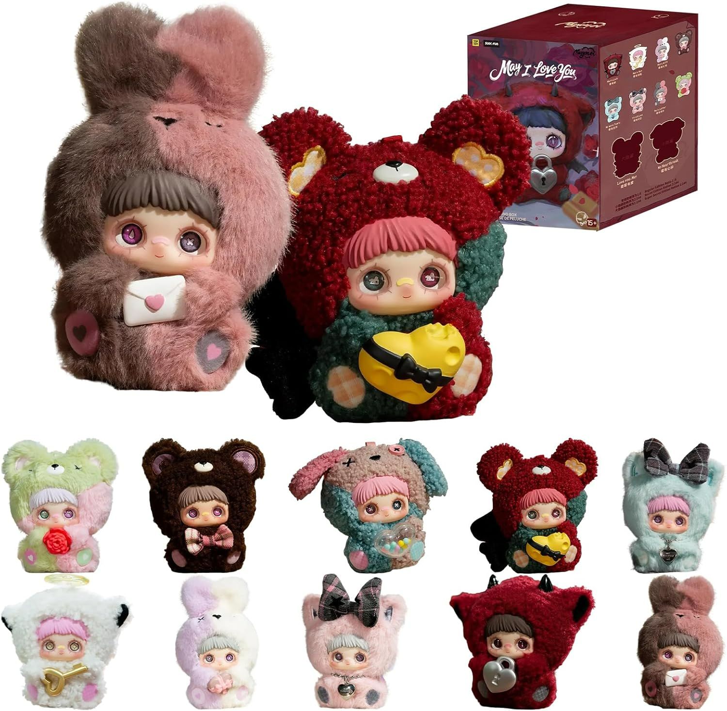 TOP TOY × MayMei「愛とロマンス」シリーズ ぬいぐるみ ペンダント