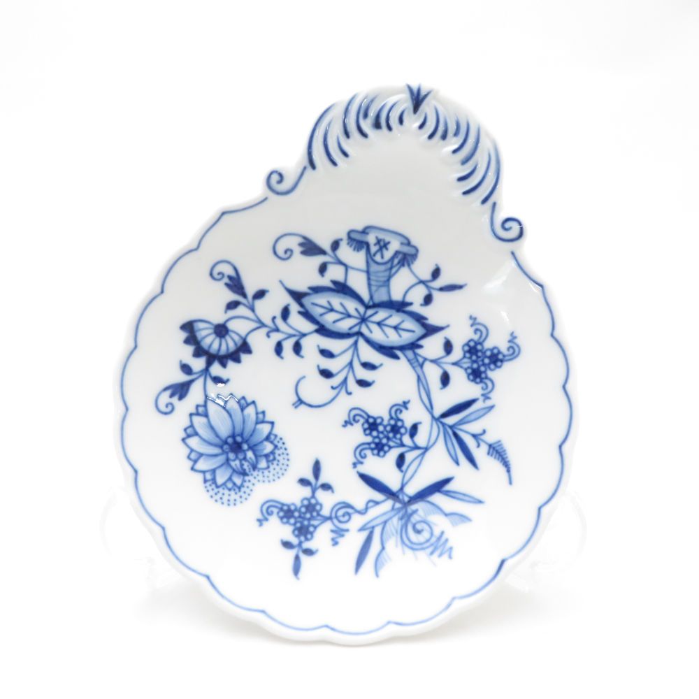 美品 MEISSEN マイセン ブルーオニオン アイスプレート 14cmプレート