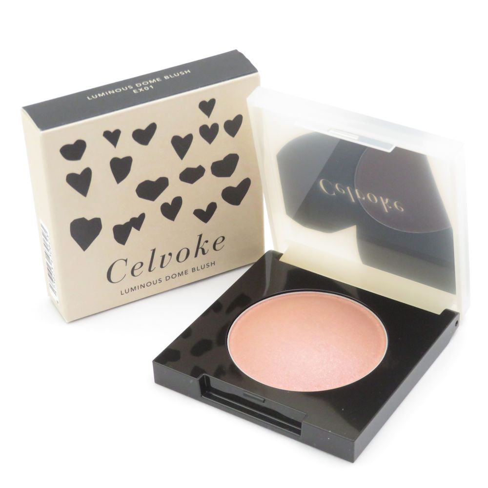 未使用 Celvoke セルヴォーク ルミナスドーム ブラッシュ EX01 チーク