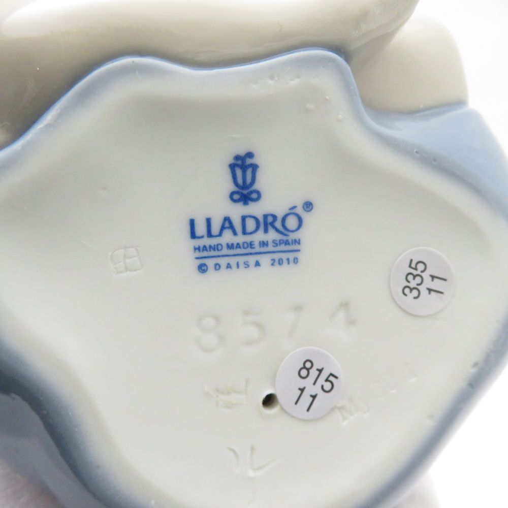 美品 LLADRO リヤドロ 8574 どこに飾ろうかな フィギュリン 置物