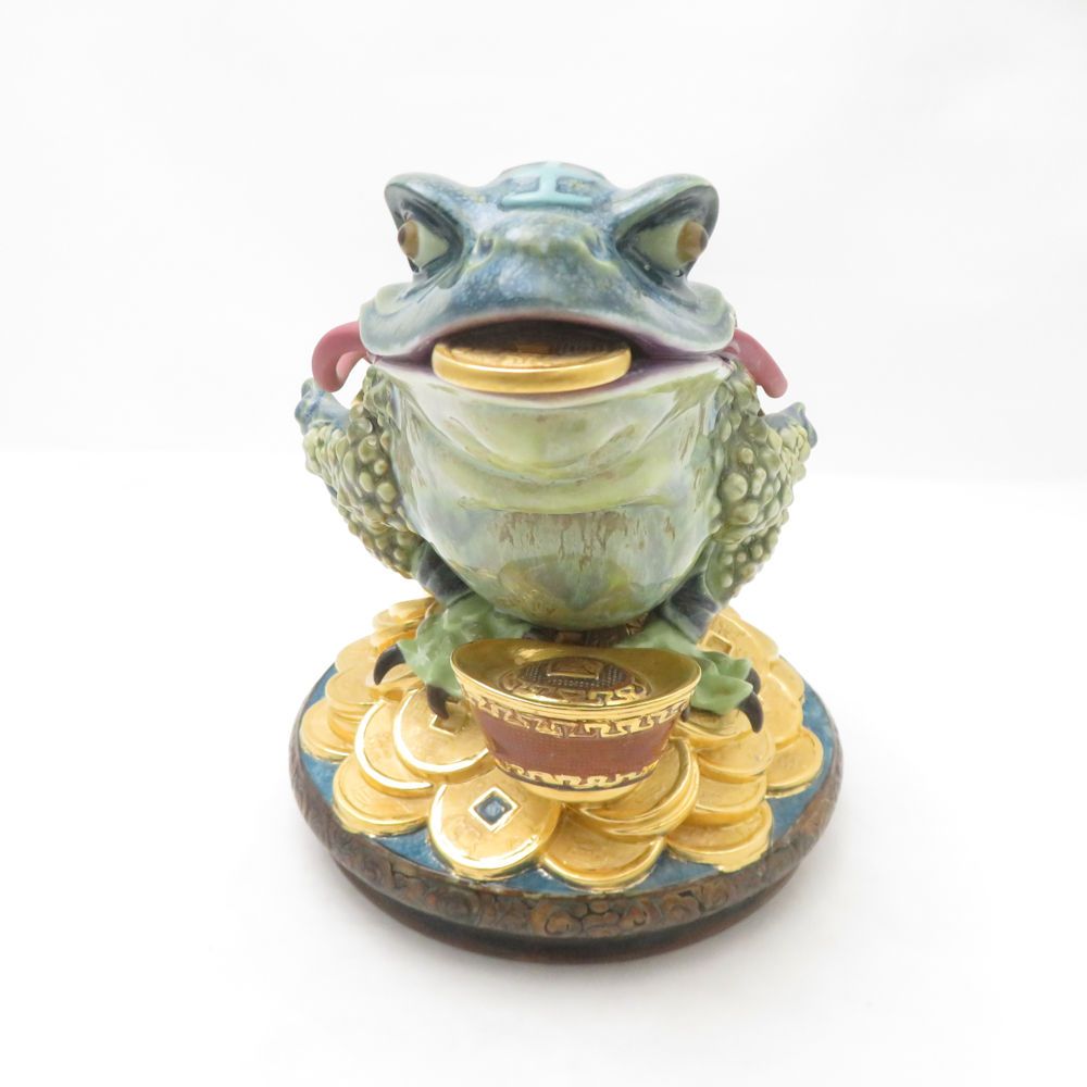 LLADRO リヤドロ 8660 三脚蛙 フィギュリン 置物 インテリ カエル