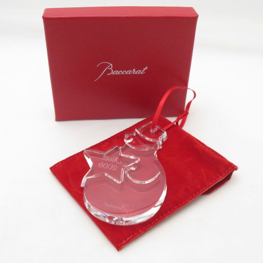 美品 Baccarat バカラ オーナメント 2006年 ノエル クリスマス