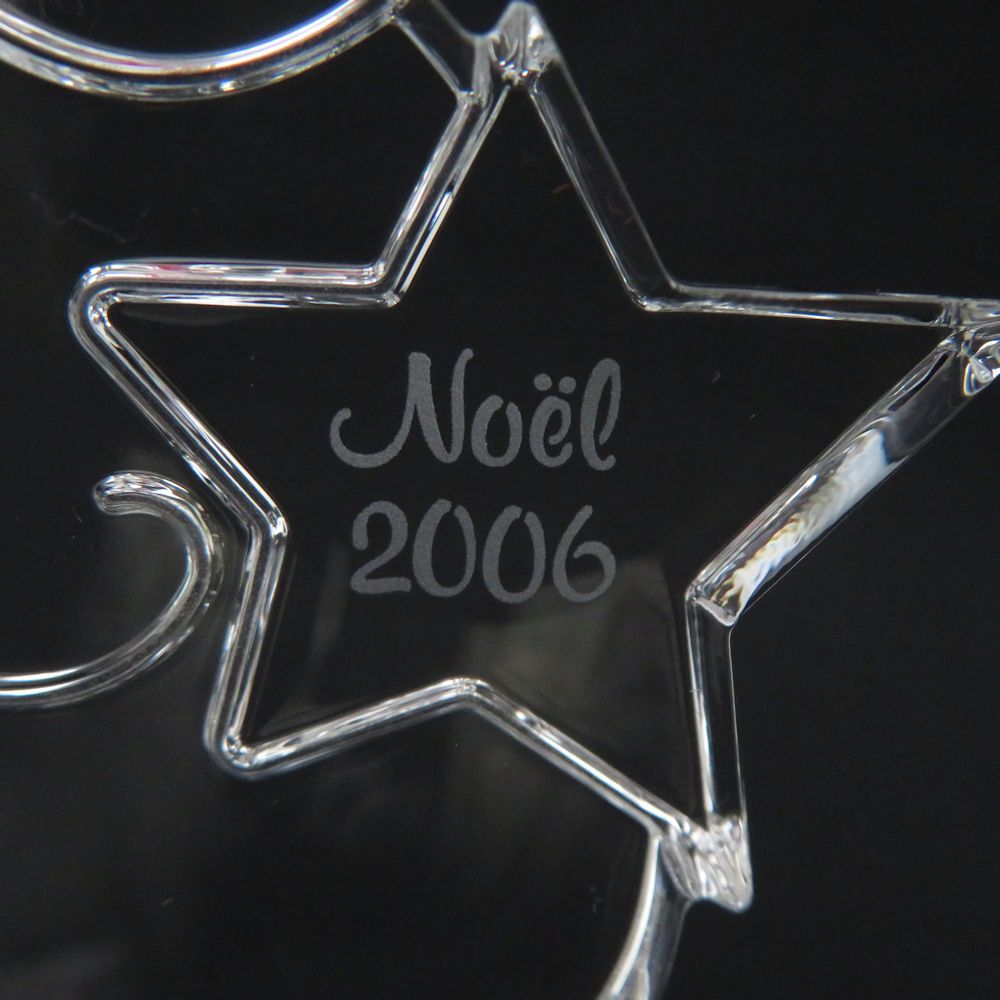 美品 Baccarat バカラ オーナメント 2006年 ノエル クリスマス