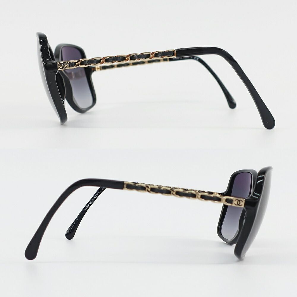 天白】シャネル サングラス ブラック 黒 ココマーク 5210-G c.501/3C