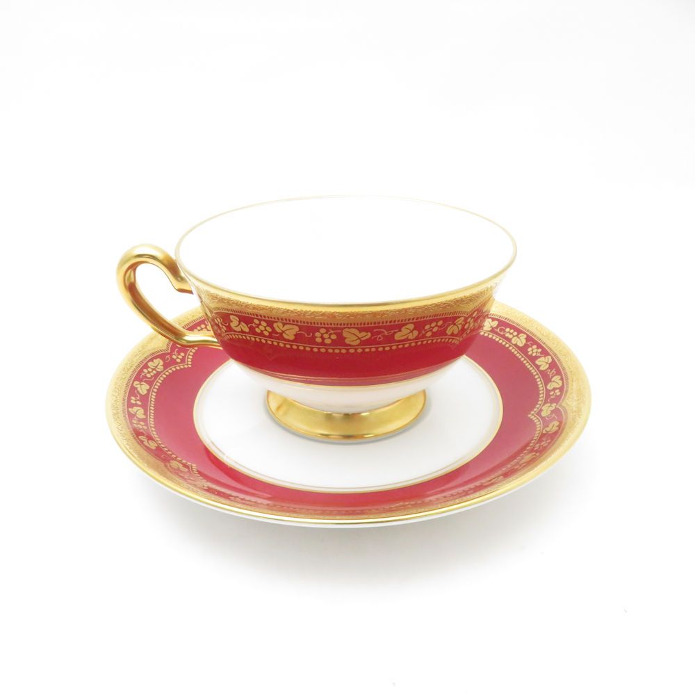 美品 OKURA 大倉陶園 アレキサンドリーヌ カップ＆ソーサー ティー