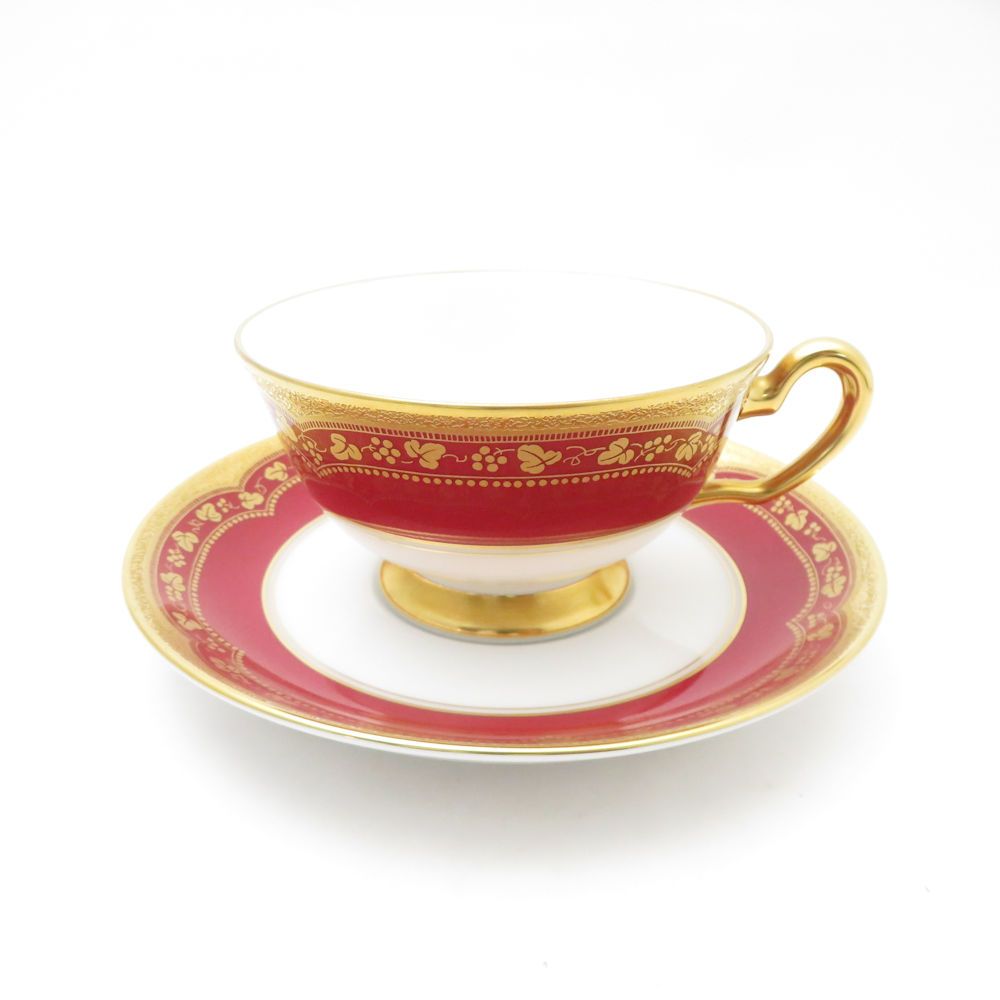 美品 OKURA 大倉陶園 アレキサンドリーヌ カップ＆ソーサー ティー