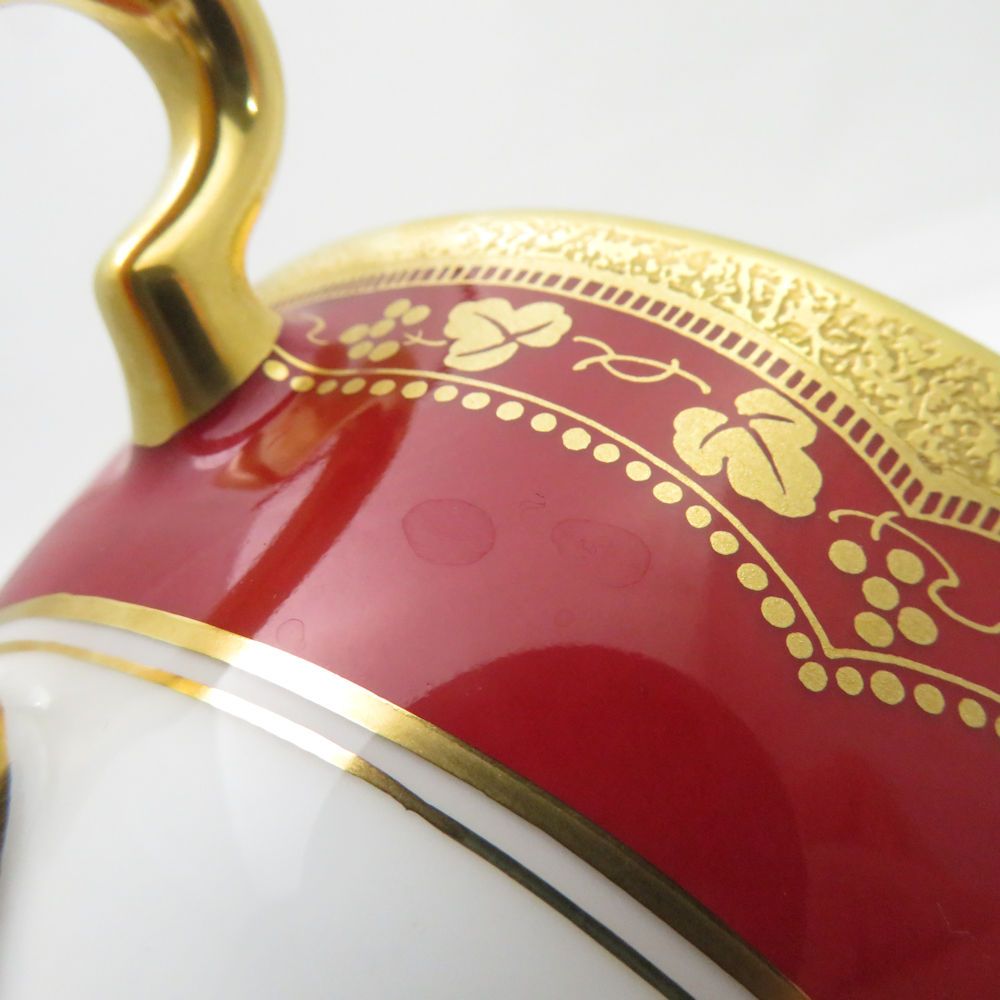 美品 OKURA 大倉陶園 アレキサンドリーヌ カップ＆ソーサー ティー