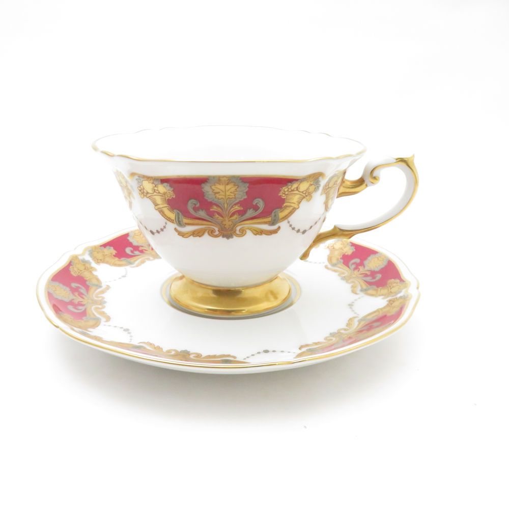 美品 OKURA 大倉陶園 The Okura カップ＆ソーサー ティー/コーヒー兼用