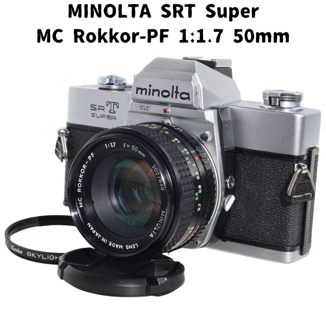 MINOLTA SRT101 + MC W.Rokkor-PF 1:1.7 55mm 整備済 - メルカリ