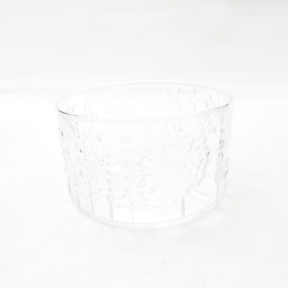 美品 iittala イッタラ フローラ ボウル 100mm クリア 皿 北欧食器