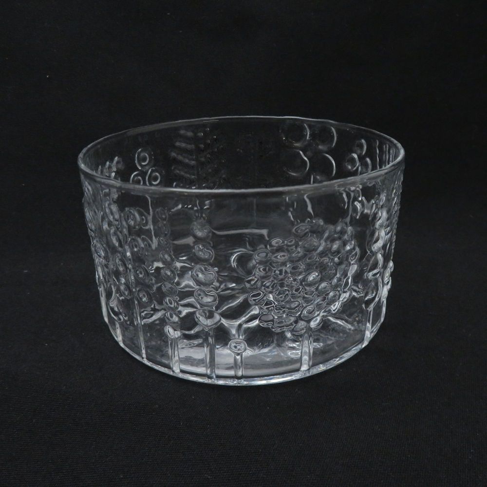 美品 iittala イッタラ フローラ ボウル 100mm クリア 皿 北欧食器