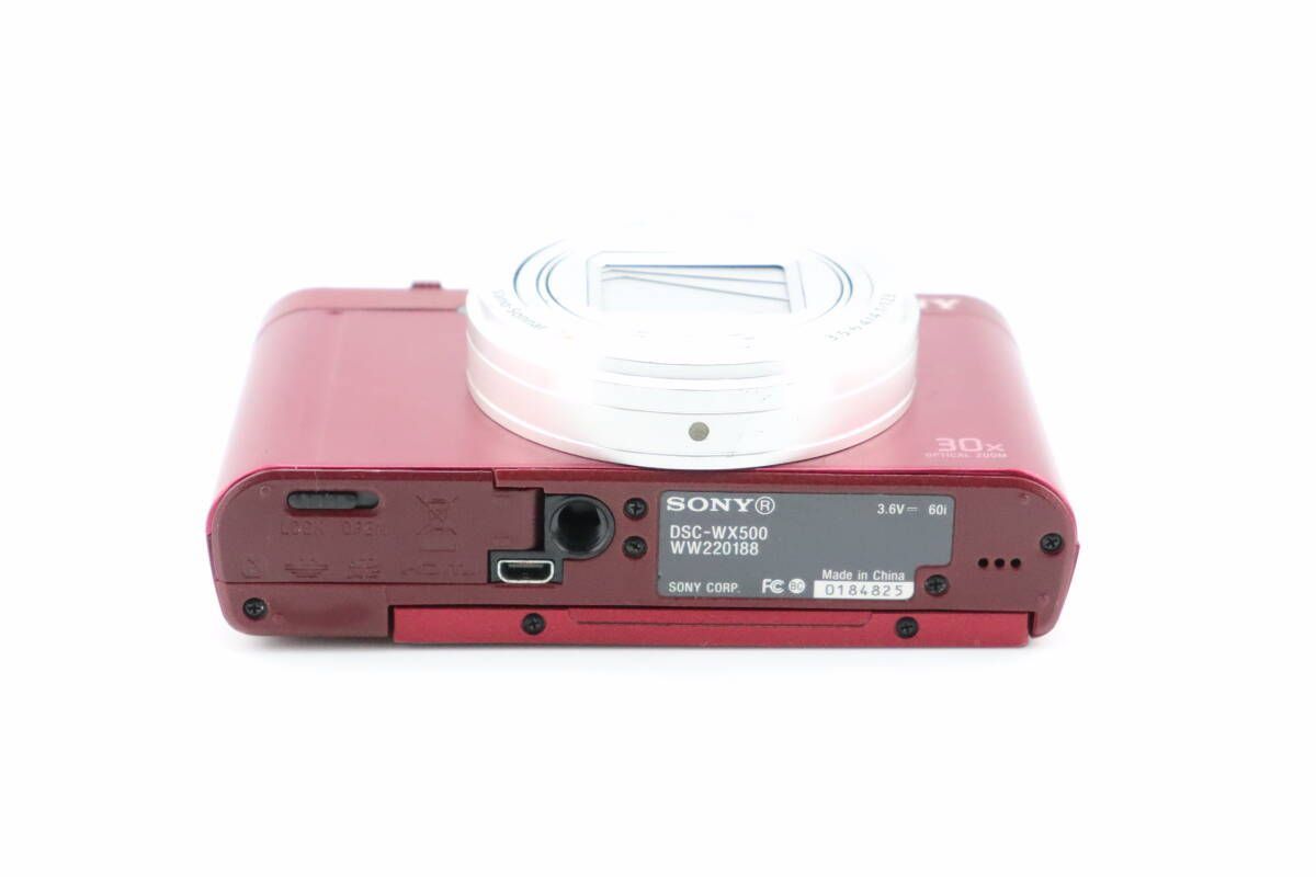 ☆ジャンク品☆ソニー SONY Cyber-Shot DSC-WX500 レッド☆ W0114