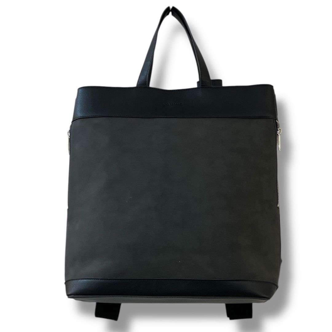 LOUNIE ルーニィ トート型2WAYリュック ブラック 黒 参考定価 ¥26400円