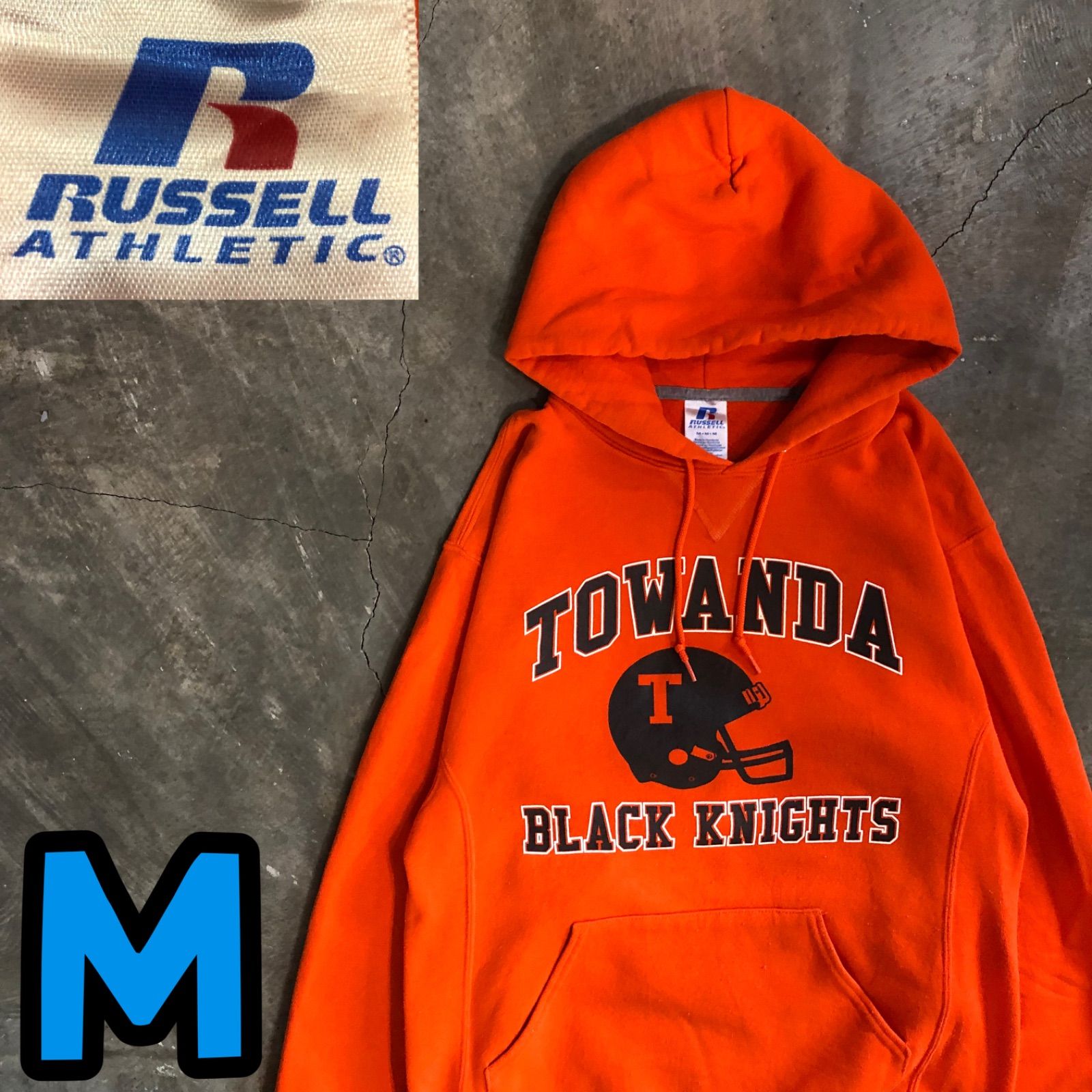 T7487 Russell Athletic スウェットパーカー　アメカジ