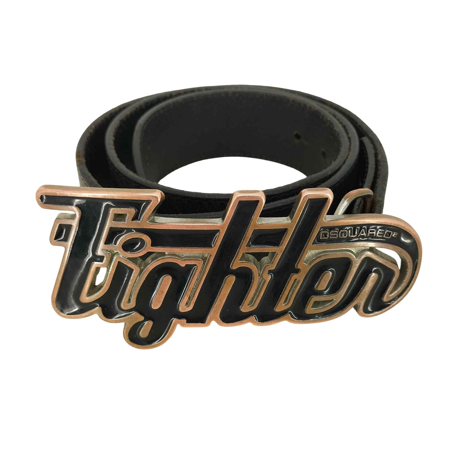 ディースクエアード DSQUARED2 07aw Y2K Fighten buckle leather belt