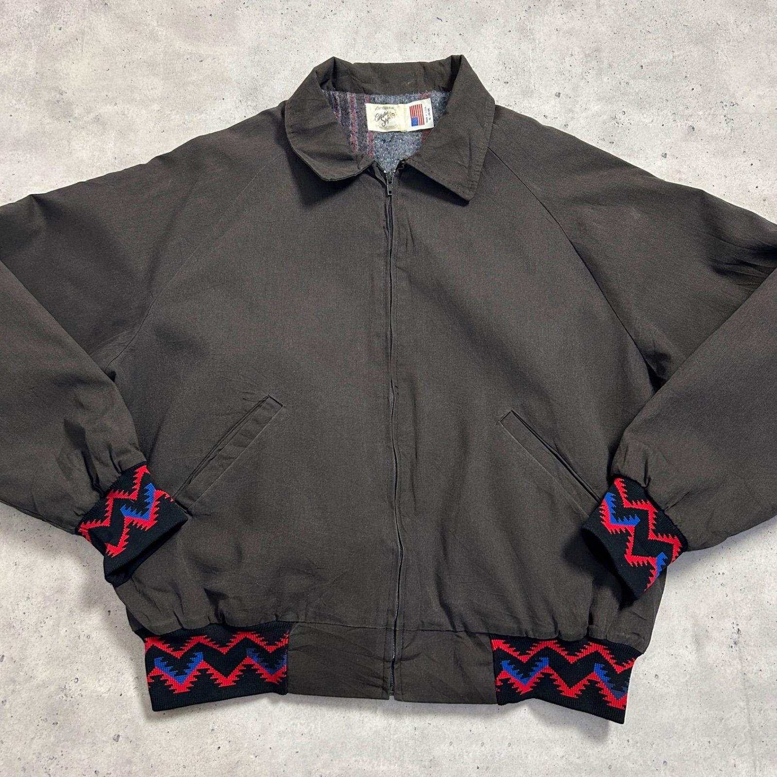 80s~90s USA製 サンタフェジャケットタイプ ワークジャケット 企業モノ