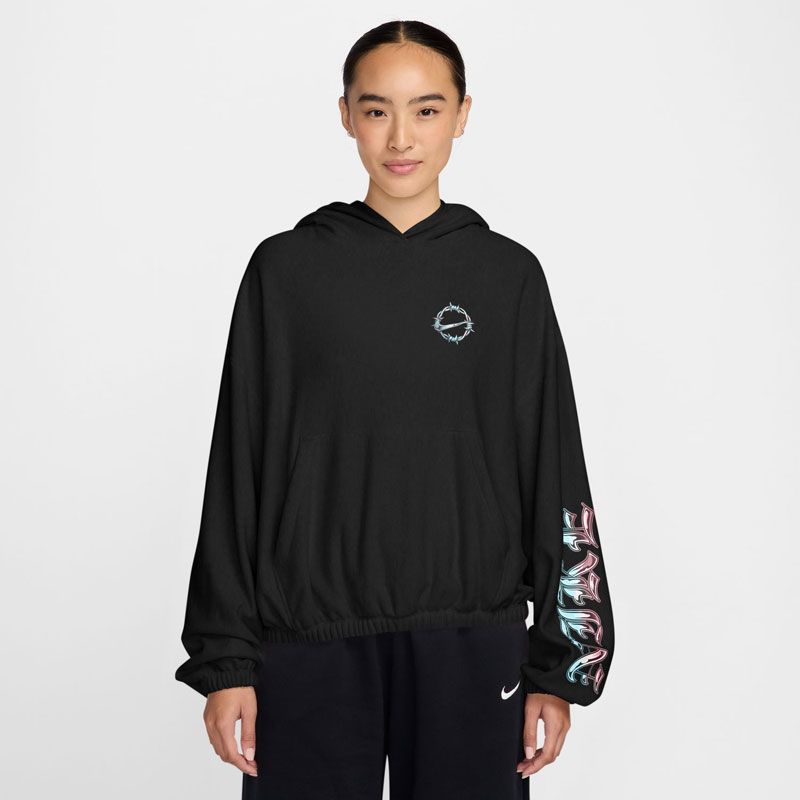 NIKE(ナイキ) ナイキ ウィメンズ NSW ストリート GFX フ ゜ルオーバー L/S フーディ S スポーツスタイル ウェア スウェットシャツ IF0327、XS