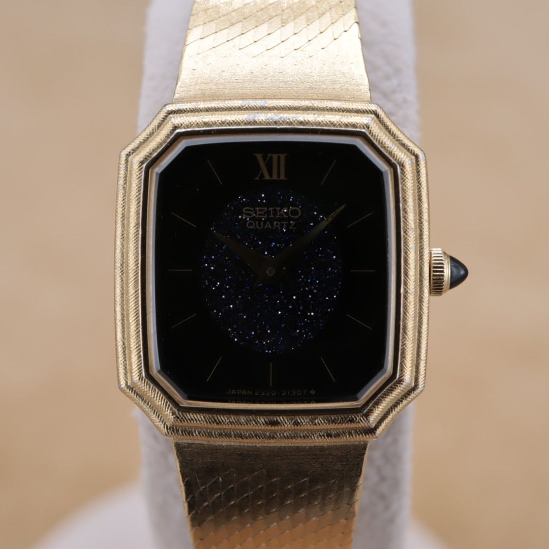 CH76 【電池交換/洗浄済】SEIKO EXCELINE QUARTZ 2320-6100 セイコー
