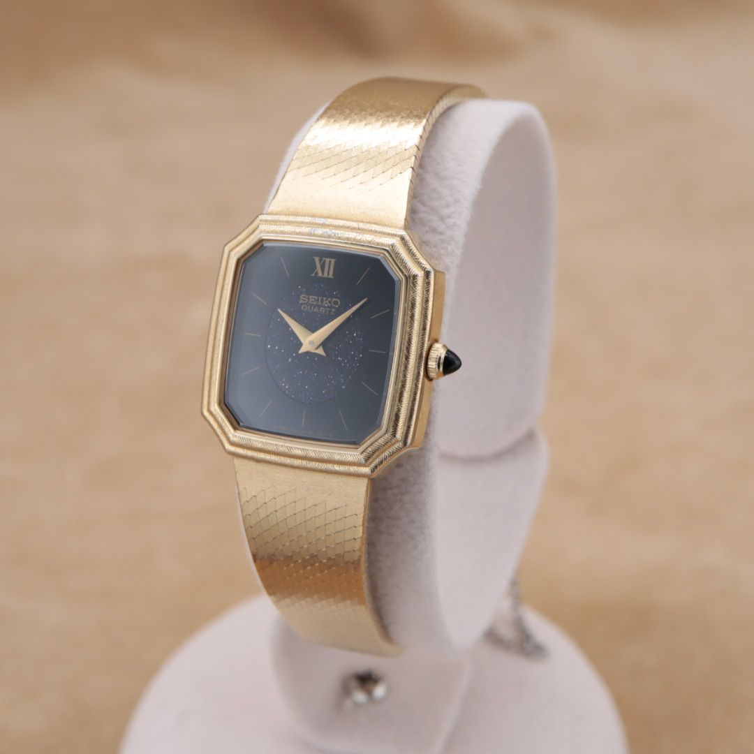 CH76 【電池交換/洗浄済】SEIKO EXCELINE QUARTZ 2320-6100 セイコー