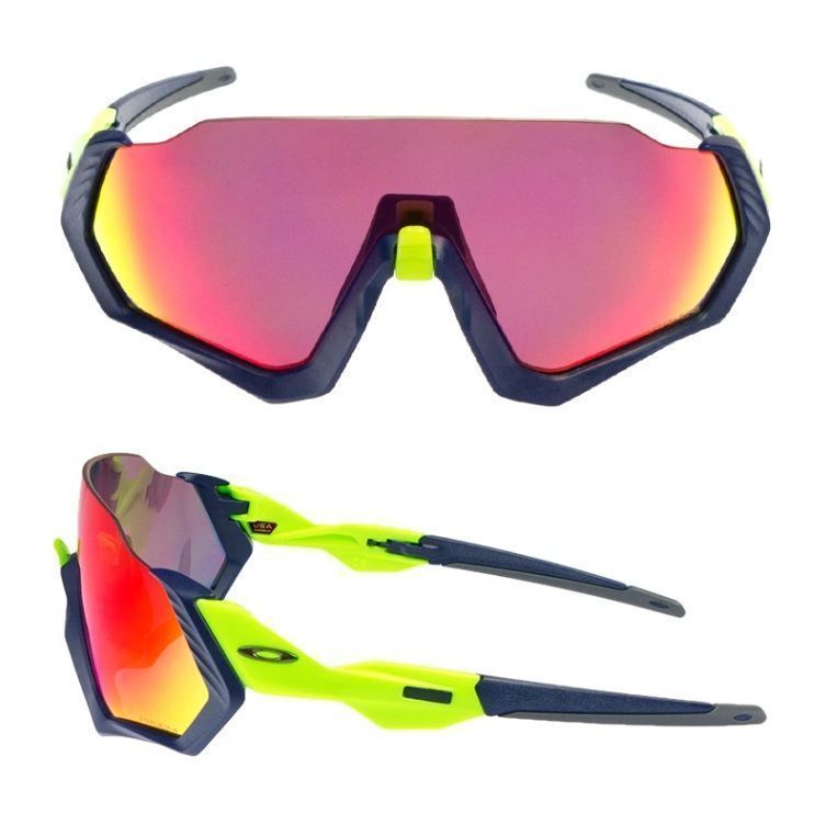 店頭展示品「送料込」OAKLEY//FLIGHT JACKET/フライトジャッケット//サングラス// プリズム・ロード//Retina Burn//MATTE NAVY//oo9401-0537//オークリー