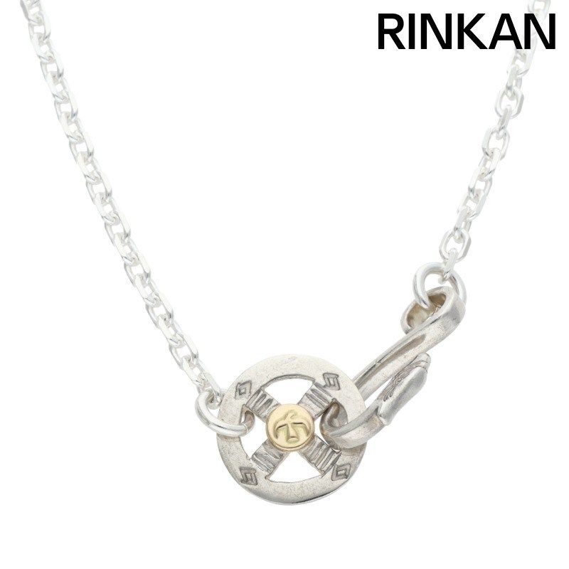 細角S 55センチ　ホイール付きネックレス ゴローズ ホイール付き細角チェーン ネックレス メンズ 細角 - メルカリ