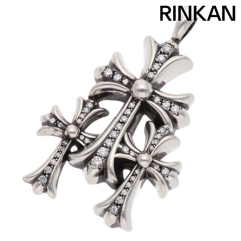 クロムハーツ 3 CH CRS SML P DMND トリプルCHクロススモール PAVE