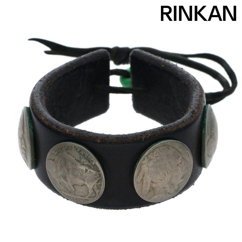 ゴローズ 5セントコンチョ付きレザー ブレスレット メンズ - メルカリ