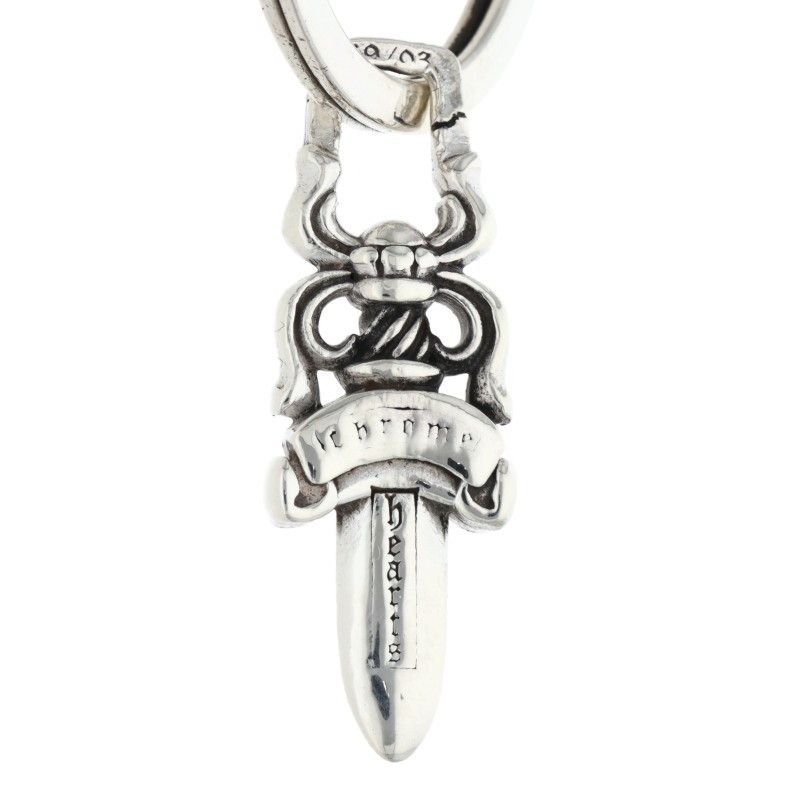 クロムハーツ CH CRS SML&No5 DGGR/スモールCHクロス#5ダガー シルバー