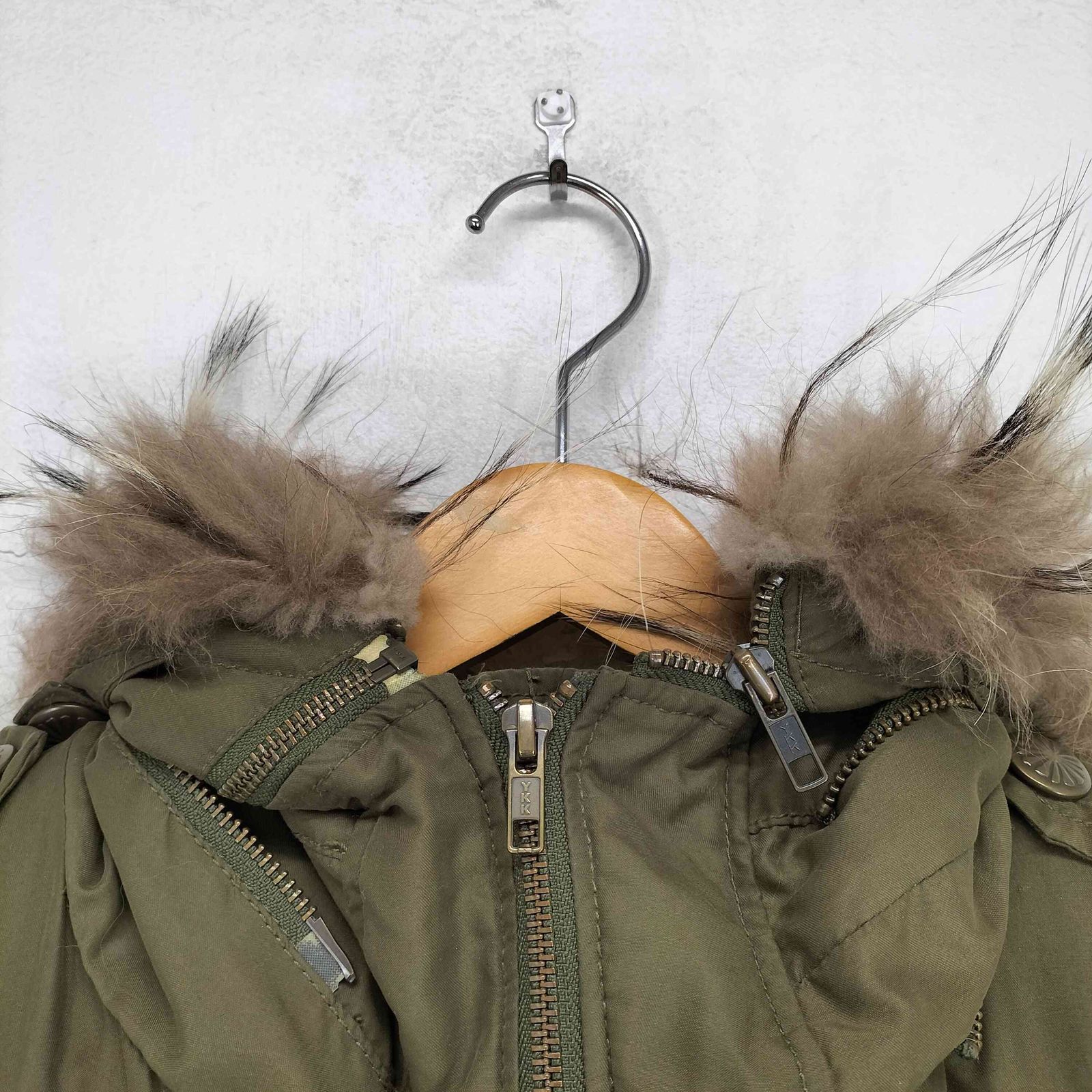 スライ SLY ライナー付き リアルファーモッズコート Y2K レディース