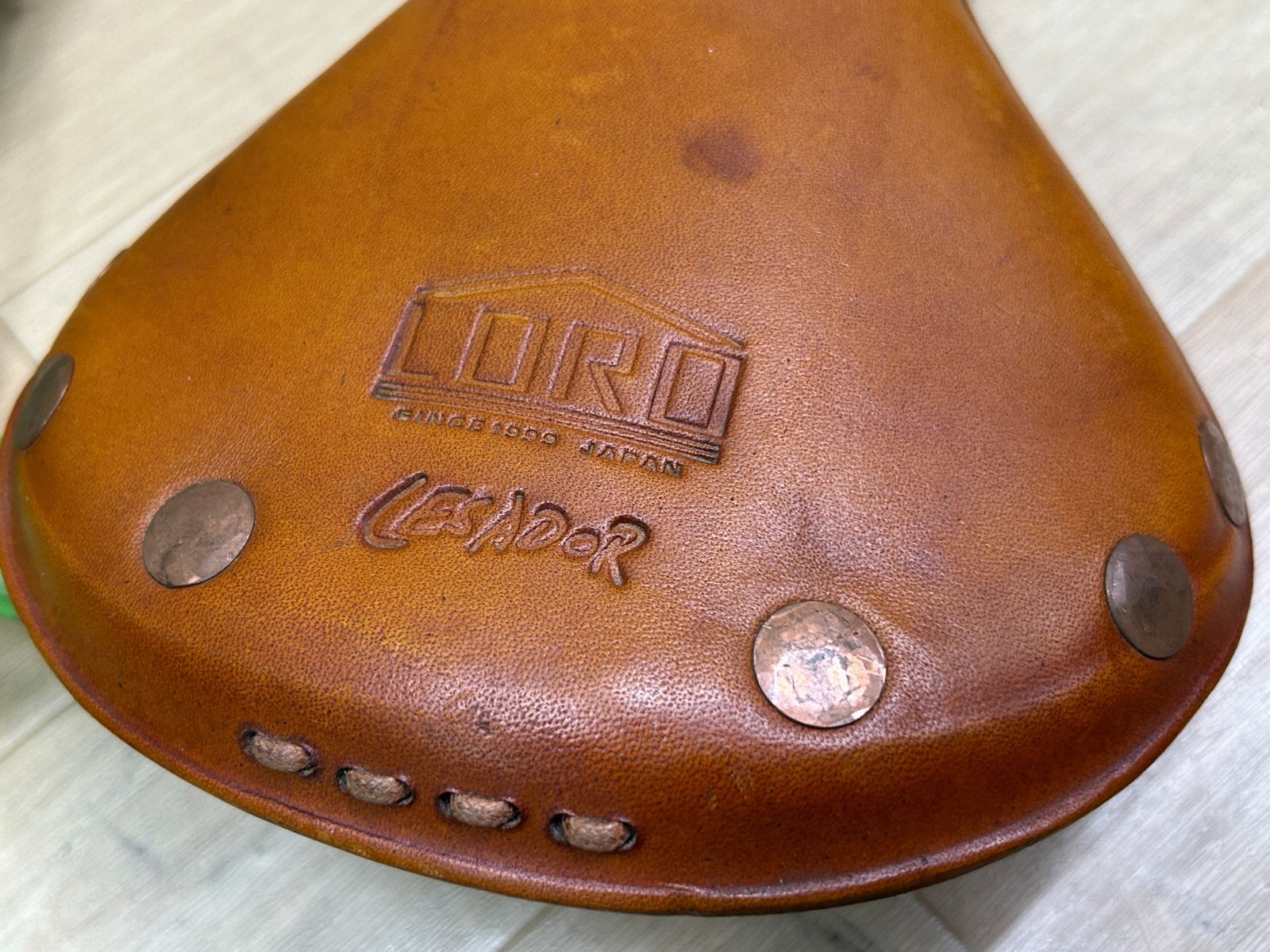 ☆ テルスポ イチ推し!! 美品!! LORO × LE SADOR COGNAC LEATHER