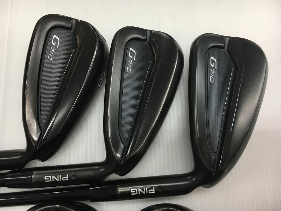 ピン G710 ALTA DISTANZA BLACK 40 Rフレックス アイアンセット 中古