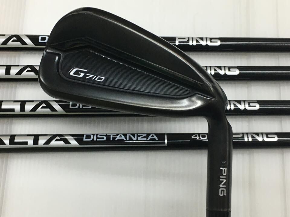ピン G710 ALTA DISTANZA BLACK 40 Rフレックス アイアンセット 中古