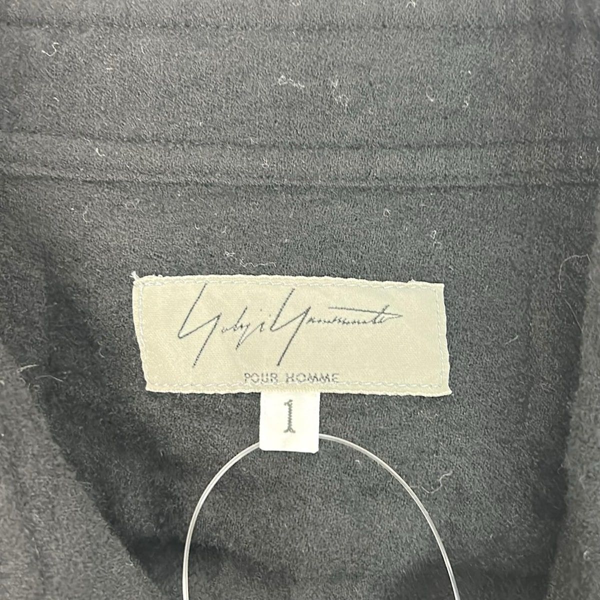yohjiyamamoto(ヨウジヤマモト) 長袖シャツ サイズ1 S メンズ美品 - 黒