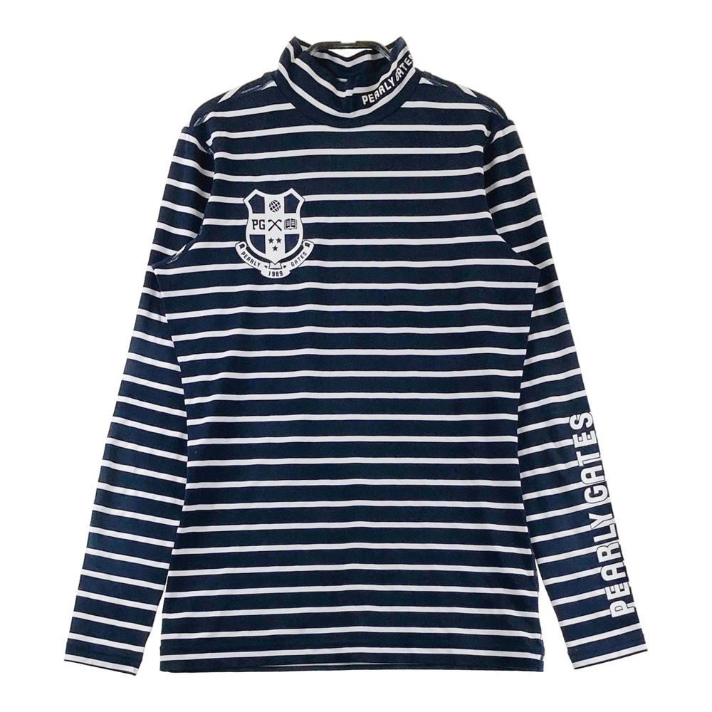 サイズ： PEARLY GATES パーリーゲイツ ハイネック 長袖Tシャツ