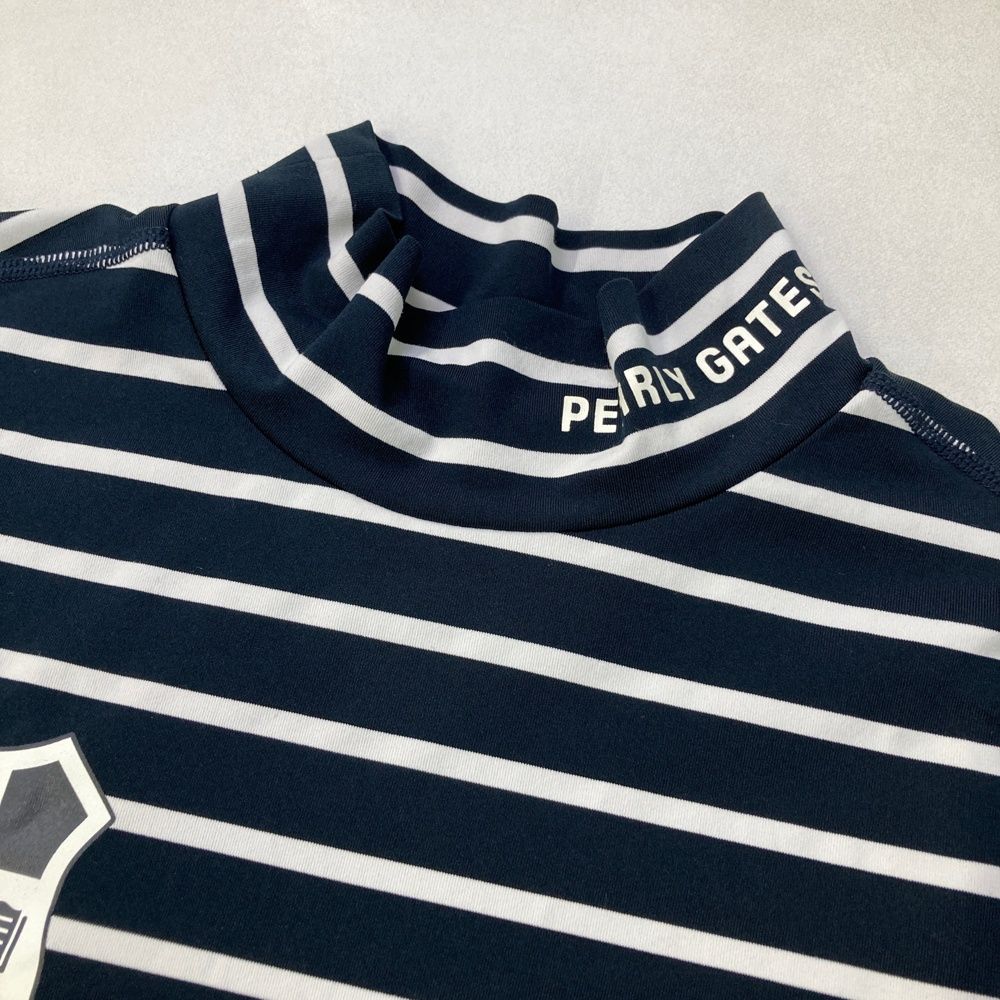 サイズ： PEARLY GATES パーリーゲイツ ハイネック 長袖Tシャツ